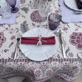 Rectangular Jacquard tablecloth "Montespan" Lilas