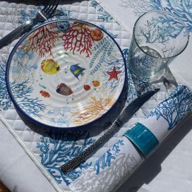 Melamine Casual desert plate 22cm Bora Bora
