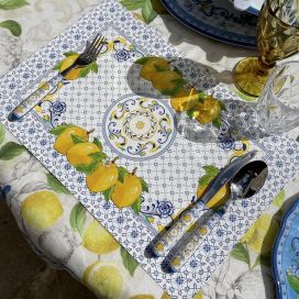 Set de table plastifié citrons Sorrento