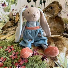 Barbara Bukowski - Rabbit Little Bunny Brothers pale blue