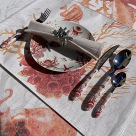 Stainless steel cutlery Set (48 pieces) "Coral Reef"