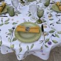 Nappe rectangulaire en coton enduit "Silvestre"