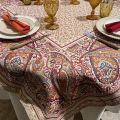 Square Jacquard tablecloth Cashmir by Tissus Toselli