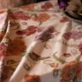 Tessitura Toscana Telerie, round linen tablecloth "Poppy"