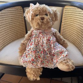 Barbara Bukowski - Teddy bear Helena flowery dress