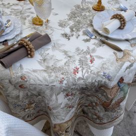 Tessitura Toscana Telerie, rectangular linen tablecloth "Norma"