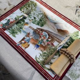 Set of 2 placemats "Mymat" Funes by Tessitura Toscana Telerie