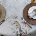 Tessitura Toscana Telerie, nappe rectangulaire en lin "Bambesta"