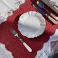 Rectangular table mats, Boutis fashion "red" color by Côté-Table