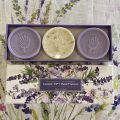 Box of two perfumed soaps AOP lavender