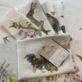 Set of 4 linen napkins "Barn Friends" by Tessitura Toscana Telerie