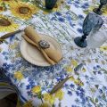 Tessitura Toscana Telerie, rectangular linen tablecloth "Sungarden"