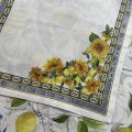 Set de 4 serviettes de table cadrées en lin "Amalfi", Tessitura Toscana Telerie