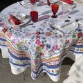 Tessitura Toscana Telerie, rectangular linen tablecloth "PrImula"