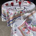 Tessitura Toscana Telerie, rectangular linen tablecloth "PrImula"