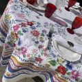 Tessitura Toscana Telerie, rectangular linen tablecloth "PrImula"