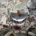 Tessitura Toscana Telerie, rectangular linen tablecloth "Biloba"