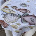 Tessitura Toscana Telerie, linen table runner "Reef"