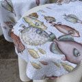 Tessitura Toscana Telerie, linen table runner "Reef"