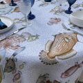 Tessitura Toscana Telerie, rectangular linen tablecloth "Reef"