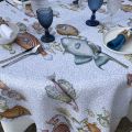 Tessitura Toscana Telerie, rectangular linen tablecloth "Reef"