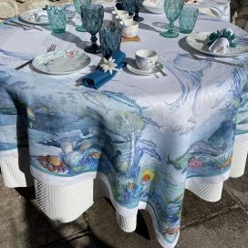 Tessitura Toscana Telerie, rectangular linen tablecloth "Isuela"