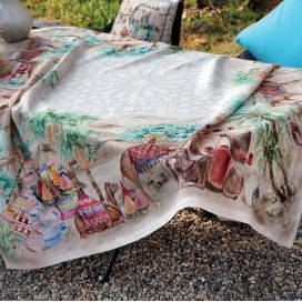 Tessitura Toscana Telerie, linen tablecloth "Souk"