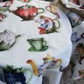 Tessitura Toscana Telerie, cotton table runner "Teabreak"