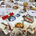 Tessitura Toscana Tellerie, rectangular coton tablecloth "Teabreak"