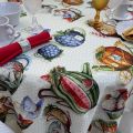 Tessitura Toscana Tellerie, rectangular coton tablecloth "Teabreak"