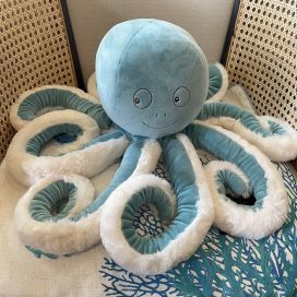 Barbara Bukowski - octopus "Inky" blue