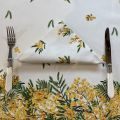 Cotton napkins "Mimosa" ecru