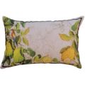 Decorative linen cushion "Limoncello" Tessitura Toscana Telerie