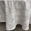 Nappe Jacquard damassée "Orient" beige et crème