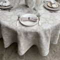 Damask Jacquard tablecloth "Orient" beige and cream