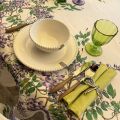 Round tablecloth in cotton "Glycines"