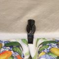 Silvery metal tablecloth pliers  Cicada  SUD ETOFFE