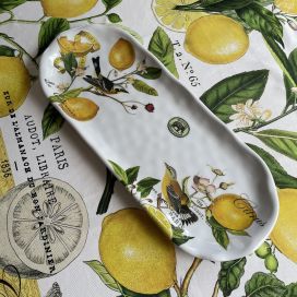 Michel Designs, Plat long rectangulaire "Lemon Basil"