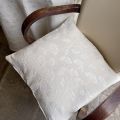 Provence Jacquard cushion cover "Phuket" cream color