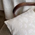 Provence Jacquard cushion cover "Phuket" cream color