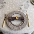 Damask Jacquard tablecloth "Phuket" cream