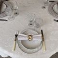 Damask Jacquard tablecloth "Phuket" cream