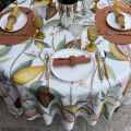 Tessitura Toscana Tellerie, rectangular coton tablecloth "Cocoa"