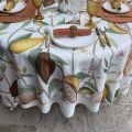 Tessitura Toscana Tellerie, rectangular coton tablecloth "Cocoa"