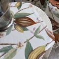 Tessitura Toscana Telerie, cotton table runner "Cocoa"