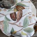 Tessitura Toscana Telerie, cotton table runner "Cocoa"