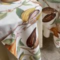 Chemin de table en coton "Cocoa" Tessitura Toscana Telerie