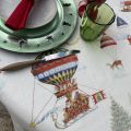 Tessitura Toscana Telerie, nappe en lin "Air Christmas"