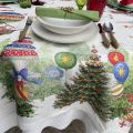 Tessitura Toscana Telerie, nappe en lin "Air Christmas"