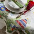 Tessitura Toscana Telerie, nappe en lin "Air Christmas"